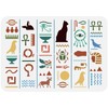 FINGERINSPIRE Egyptian Hieroglyph Stencil Template 29.7x21cm Egyptian Template Plastic Cat