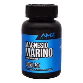 Magnesio Marino Amz 60 Capsulas 30 G Magnesio Sabor Sin sabor