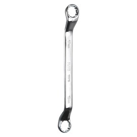 HARFINGTON 45 Degree Offset Box End Wrench 17mm x 19mm Metric 12 Point Mirror Chrome Plated CR-V Steel Double Box Wrenches Long Industrial Grade Torx Box Wrench Repair Tool