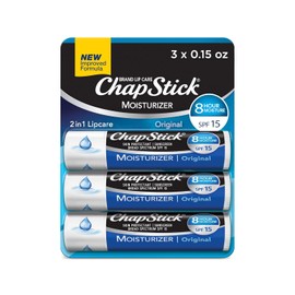 ChapStick Bálsamo Labial Hidratante Original SPF 12, 0.15 oz (3 Pack)