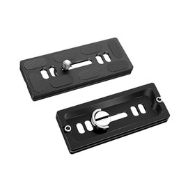 100mm Quick Release Plate for DSLR Cameras, Aluminum Alloy Universal Tripod Mount Plate Secure Locking Compatible with Canon Nikon Sony DSLR and Mirrorless Cameras