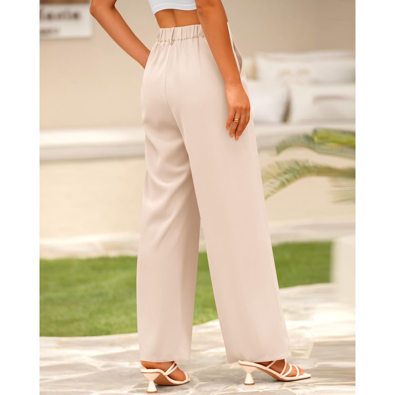 BTFBM Women High Waist Palazzo Pants Fall 2025 Casual Wide