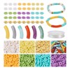 Craftdady 960+ Clay Beads Bracelet Making Kit, Chunky Acrylic Tube