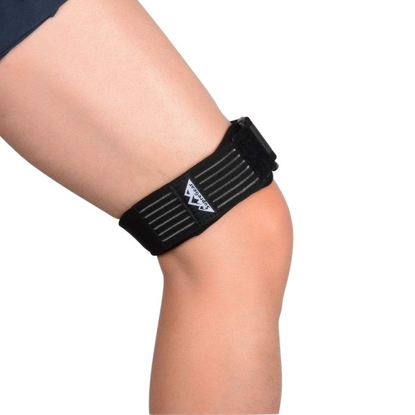 supregear IT Band Strap, Adjustable Iliotibial Band Knee, Thigh, Hip & ITB Syndrome Support Extra Compression Stabilizer for Patellar Tendonitis and Osgood Schlatters Woman Men