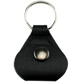 Perris Leathers PICKKEY-BLK Guitar Pick Keychain, Black