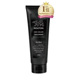 Neo Color Butter Black MOUTON Color Treatment, 8.8 oz (250 g), Black [Bleach Care/Hair Repair]