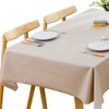Plenmor Table Cloth Wipeable Tablecloth PVC Plastic Wipe Clean Waterproof