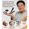 Electric Nail Clipper & No-Bending Long Handle Toenail Cutter Set