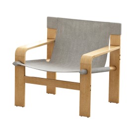 Detachable Washable Modern Oak Lounge Armchair with Wide Armrests Linen Fabric Solid Wood Frame-Light Grey for Living Room & Barcolor: Light Gray, size: 77*65*76