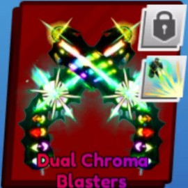 Dual Chroma Blastes with finisher (Blade Ball ROBLOX)