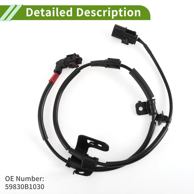 HOPESPANNER ABS Wheel Speed Sensor Front Right ABS Sensor Anti-lock