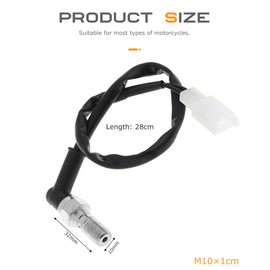 Flaconi Motorcycle Brake Light Switch, Hydraulic Brake Light Switch, Universal Motorcycle Hydraulic Brake Light Switch, Hydraulic Motorcycle, Motorcycle Brake Switch (M10 (10 mm) x 1 mm