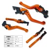 H215 Orange Honda Brake Clutch Levers 6 Adjustable Short Monkey