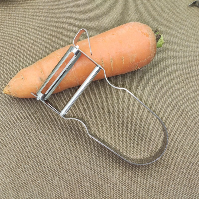 2X Stainless Steel Peeler French Potato Peeler Vegetable Peeler Fruit