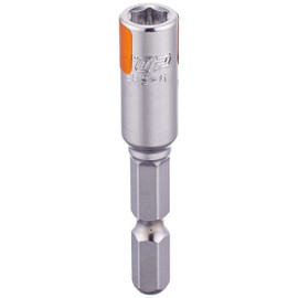 Top Industry (TOP) Short Socket for Electric Drills, 0.2 inches (6 mm), Total Length: 2.2 inches (55 mm), Lightweight, Civil Engineering, Construction Tools, Tsubamesanjo, Made in Japan