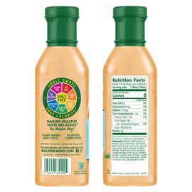 Walden Farms Street Taco Sauce Taco Ranch – Calorie-Free, Gluten-Free, Low Carb, Keto-Friendly, Sugar-Free, Spicy Taco Ranch Flavor – 2-Pack, 12 oz Bottles