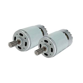 2 Pcs 550 35000RPM Electric Motor for 24 Volt Kids Ride On Car, RS550 24V Motor Gearbox Accessories for Children Ride On Toys Replacement Parts