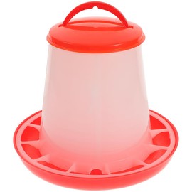 YARNOW Comedero AutomáTico para Gallinas Y Pollos con Contenedor De Agua 18 x 16 cm PláStico Resistente FáCil De Limpiar para Aves De Corral Exterior