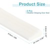 uxcell 2 Pcs Weather Stripping Door Seal, 20 ft Self-Adhesive