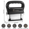 JY COOKMENT Meat Tenderizer with 48 Stainless Steel Ultra Sharp