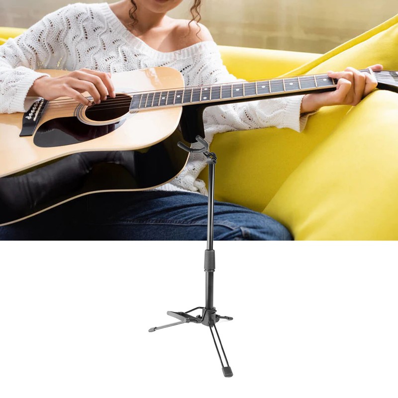 Folding Violin Tripod Holder Musical Wind Instrument Stand for Ukulele