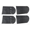 4pcs Garment Bags Waterproof Dustproof Thickened Suit Bag with Transparent