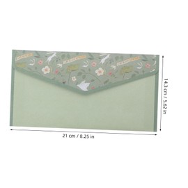 DOITOOL 1 Set Retro Floral Writing Set with Envelopes Cultural Elegant Stationery for Letter Writing Invitations Thank You Cards for Weddings Showers and Special Occasions