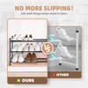 STORAGE MANIAC Expandable Shoe Rack, 12 Pairs Stackable Small Shoe