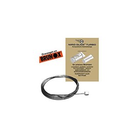 Diverse NW 080TE Bowden Cable & Covers & Guides, Black, 800 mm