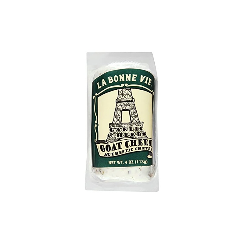 La Bonne Vie Garlic & Herbs Goat Cheese Log, 4
