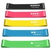 Resistance Bands Set, 5-Pack, Different Resistance Levels, for Home Workouts,