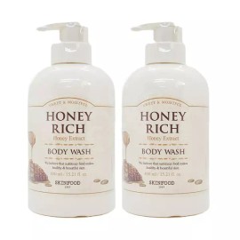 Skin Food [임박특가]1+1 스킨푸드 허니 리치 바디 워시450ml_26년12월18일까지 [Upcoming Special] 1+1 Skinfood Honey Rich Body Wash 450ml_Expired on Dec 18, 2026 [Honey Rich Body Wash x 2 pieces]