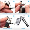 COREION Universal Leather Car Keychain,Unisex car keychain,Car key fob accessories,Carabiner