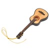 Guitar Model Lifelike Decorative Wooden Miniature Guitar Ornament for Christmas