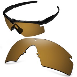 AOZAN ANSI Z87.1 Replacement Lenses For Oakley Si Ballistic M Frame 2.0 Sunglasses - Copper Gold