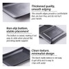 imposyu Set of 8 Small Dessert Plates Square Serving Plate