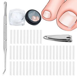 Pack of 50 Ingrown Toenail Correction Strips Paronychia Corrector Toenail Correction Nail Correction Toenail Patch Correction Strips for Ingrown Toenails