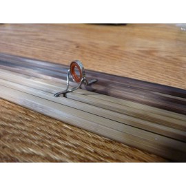 Black River Fly Shop Agate Stripping Guide Chrome RedOrange insert 10MM. Rod Building