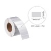 MECCANIXITY Direct Rectangle Label Sticker Metallic Silver 1.57x0.8 Inch in