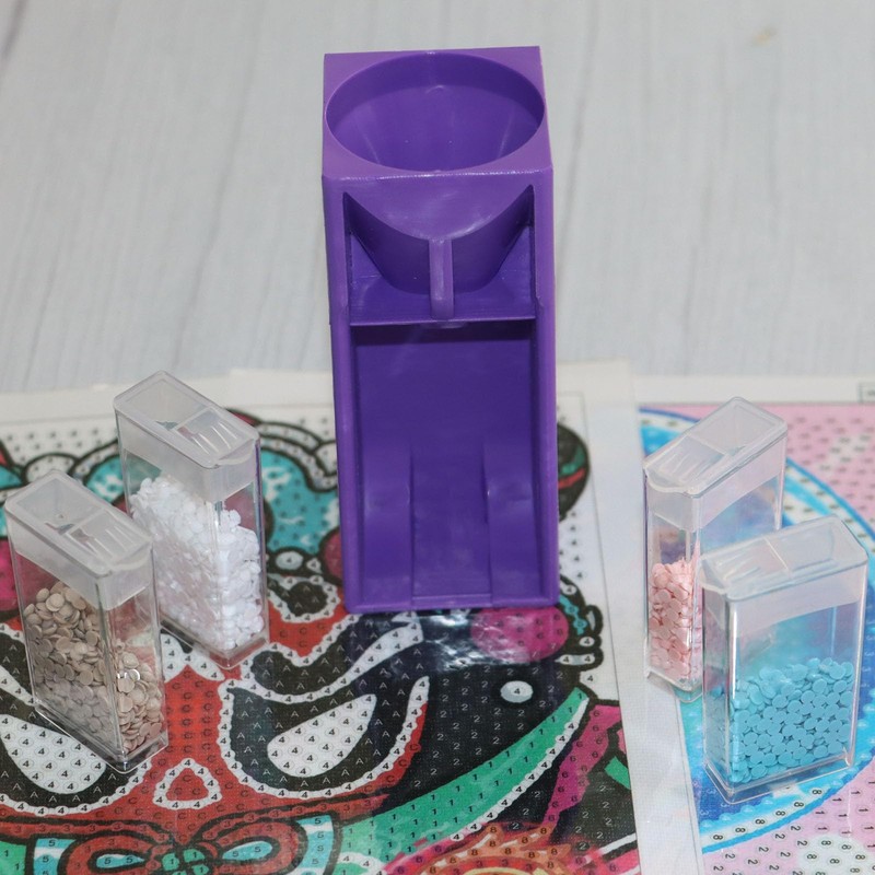 PIAOLGYI Diamond Painting Tools,Diamond Painting Drill Funnel for Square Containers,Diamond