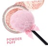 IWOWHERO 2pcs Makeup Puff for Loose Velour Face Application Sponge