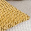 MADIZZ Pack of 2 Boho Striped Corduroy Throw Pillow Covers