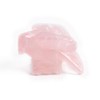 YGLINE Gemstone Crystal Animal Totem Spirit Stone Figurine (Eagle-Rose Quartz)