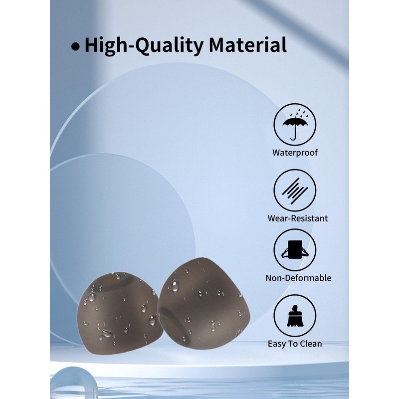 Replacement Ear Tips Compatible with Sony WF-1000XM5 Earbuds,UYRUREL Lightweight Earplugs,