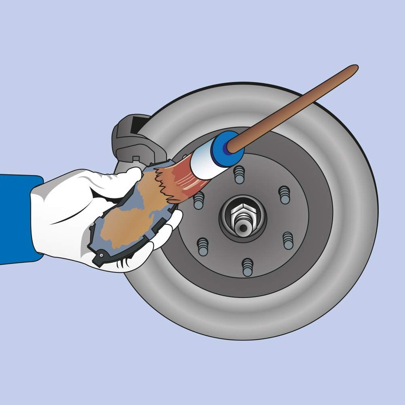 WEICON Kupferpaste KP 120 P 120g Pinseldose