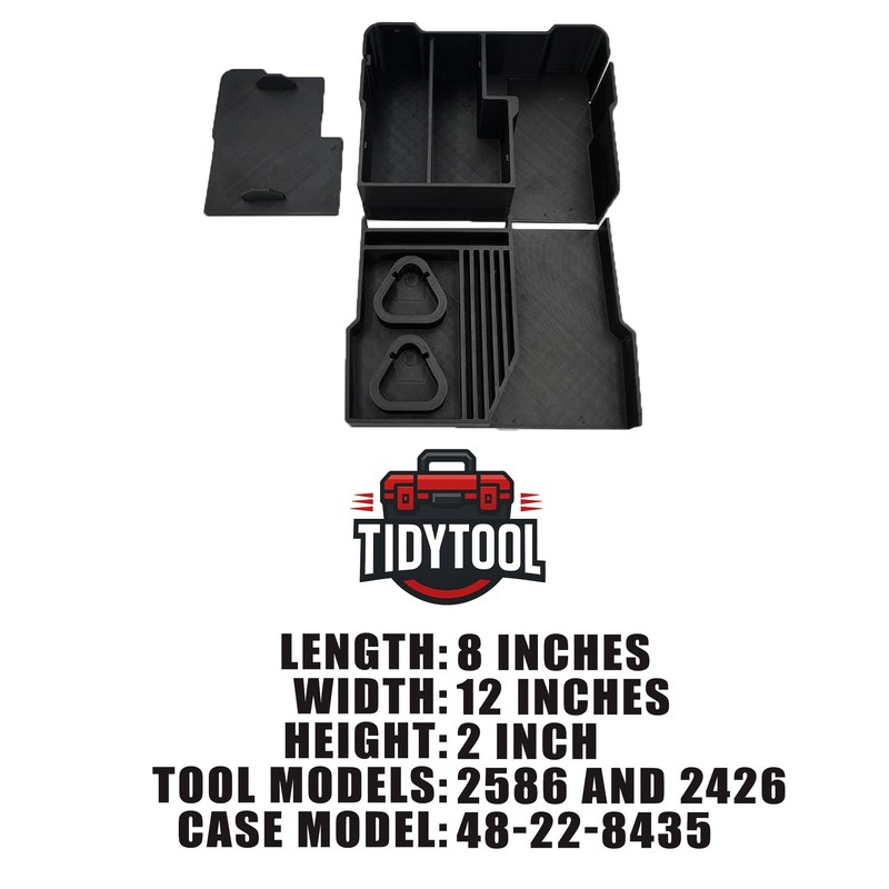 TidyTool Insert for Milwaukee M12 Multi-Tool (Fits FUEL 2526 &