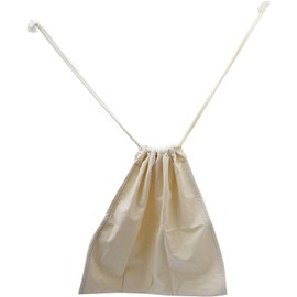 TAKAGI Strained Cloth Bag, Large, Set of 2, 16.1 x 17.3 x 0.4 inches (41 x 44 x 1 cm), Made in Japan, Natural Material, Bleached Cotton, Strainer Bag, Clean, Hygienic, Firmly Rubbed Dashi, Double