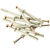 Merriway BH02865 (10 Pcs) Ha mmer Type Solid Wall Fixing