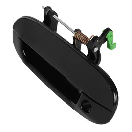 Auto Dynasty Factory Style Front Door Pull Handle Compatible with Buick Rainier Chevy Trailblazer GMC Envoy Isuzu Ascender Oldsmobile Bravada Saab 9-7X 02-09, Driver Left Side, Smooth Black