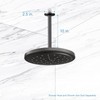 OFFO Shower Arm with Flange, 10 Inches Oil Rubbed Bronze